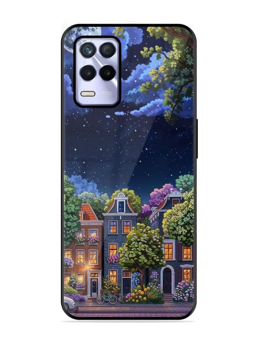 Moonlit Streets Glossy Soft Edge Case for Realme 8S (5G) Chachhi