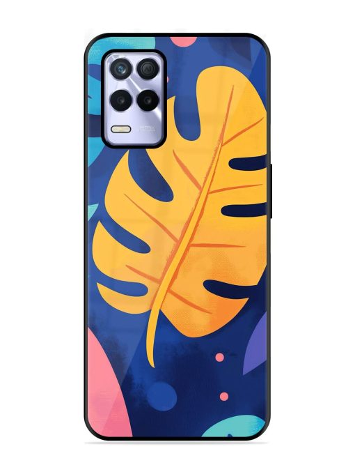 Tropical Tapestry Glossy Soft Edge Case for Realme 8S (5G) Chachhi