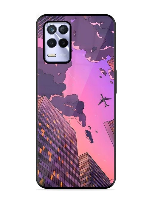 Urban Twilight Glossy Soft Edge Case for Realme 8S (5G) Chachhi