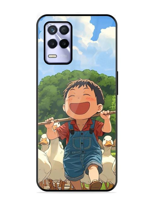 Duck Parade Glossy Soft Edge Case for Realme 8S (5G) Chachhi