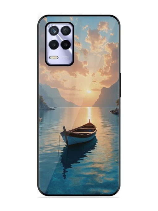 Serene Sunset Glossy Soft Edge Case for Realme 8S (5G) Chachhi