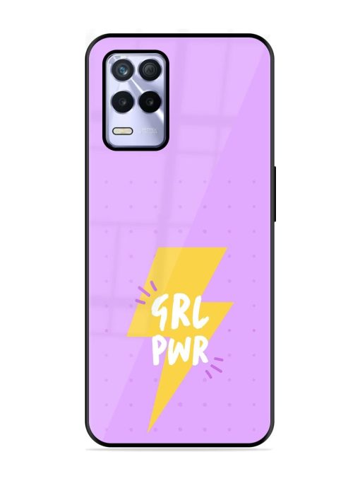 Girl Power Spark Glossy Soft Edge Case for Realme 8S (5G) Chachhi