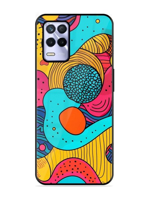 Psychedelic Patterns Glossy Soft Edge Case for Realme 8S (5G) Chachhi