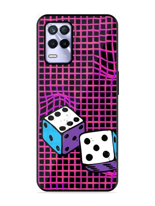 Glitched Dice Glossy Soft Edge Case for Realme 8S (5G)