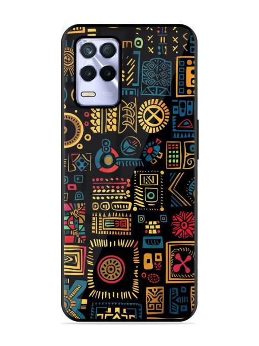 Tribal Tapestry Glossy Soft Edge Case for Realme 8S (5G) Chachhi