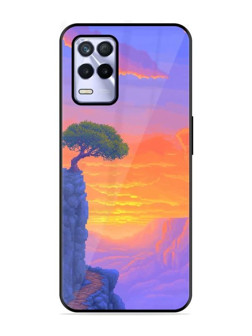 Cliffside Solitude Glossy Soft Edge Case for Realme 8S (5G) Chachhi