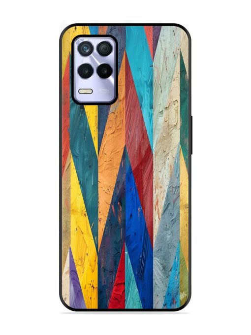 Abstract Tapestry Glossy Soft Edge Case for Realme 8S (5G) Chachhi