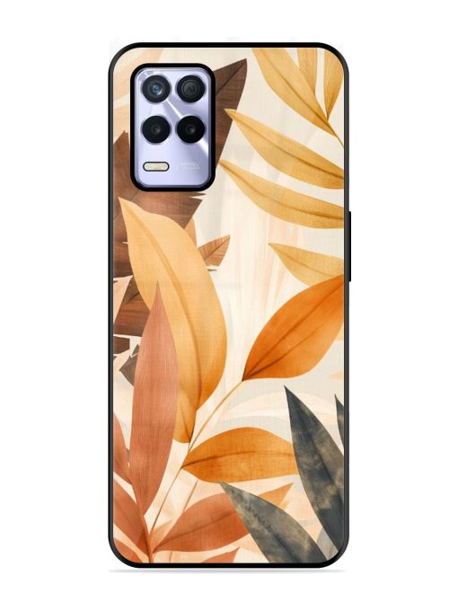 Earthy Elegance Glossy Soft Edge Case for Realme 8S (5G) Chachhi