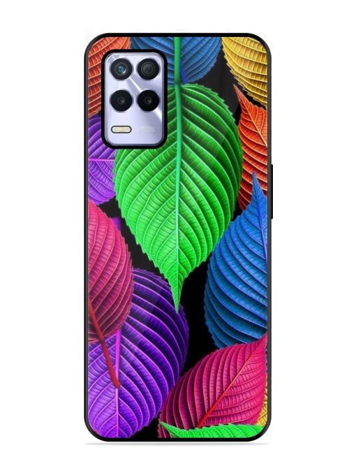 Rainbow Leaf Symphony Glossy Soft Edge Case for Realme 8S (5G) Chachhi