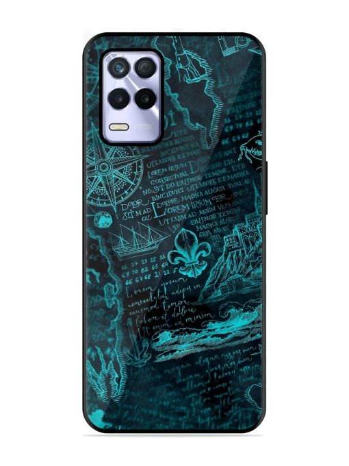 Nautical Notebook Glossy Soft Edge Case for Realme 8S (5G) Chachhi