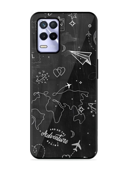 Wanderlust Sketchbook Glossy Soft Edge Case for Realme 8S (5G) Chachhi