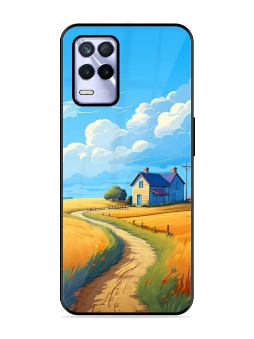 Countryside Cottage Glossy Soft Edge Case for Realme 8S (5G) Chachhi