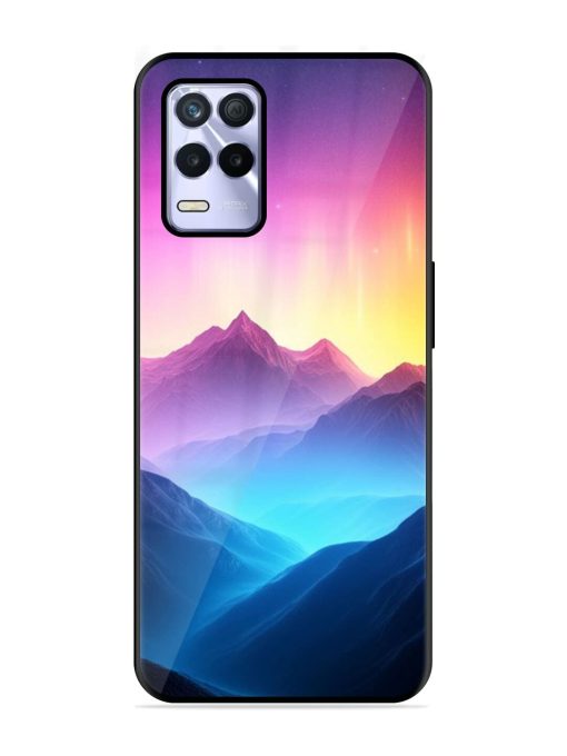 Cosmic Mountains Glossy Soft Edge Case for Realme 8S (5G) Chachhi