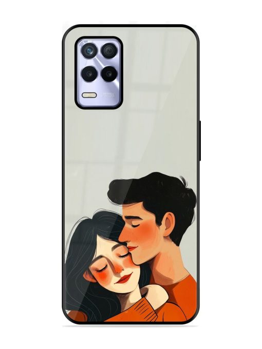 Craft Couples Glossy Soft Edge Case for Realme 8S (5G) Chachhi