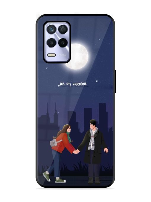 Moonlight Proposal Glossy Soft Edge Case for Realme 8S (5G) Chachhi