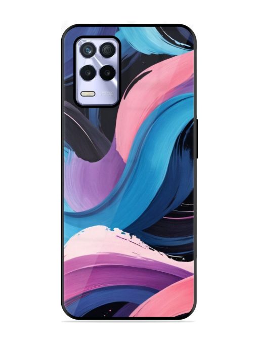 Whimsical Waves Glossy Soft Edge Case for Realme 8S (5G) Chachhi