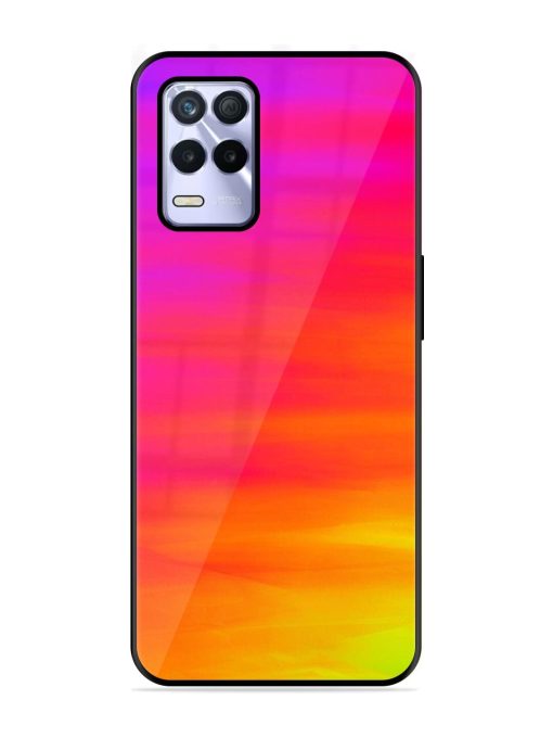 Neon Horizon Glossy Soft Edge Case for Realme 8S (5G) Chachhi