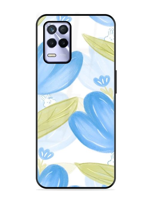 Bunny'S Blue Garden Glossy Soft Edge Case for Realme 8S (5G) Chachhi