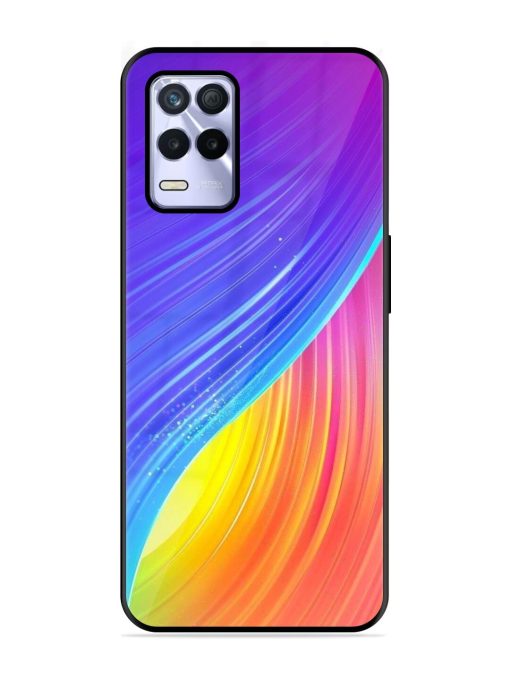Neon Swirl Glossy Soft Edge Case for Realme 8S (5G)