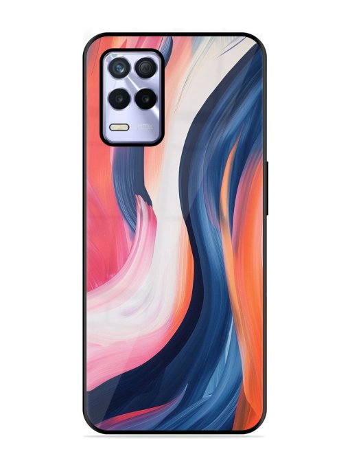 Whirling Hues Glossy Soft Edge Case for Realme 8S (5G) Chachhi