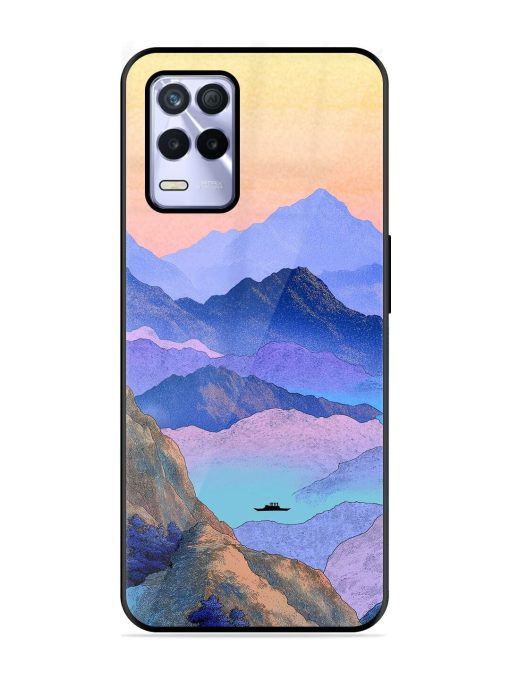 Mountain Mist Glossy Soft Edge Case for Realme 8S (5G) Chachhi