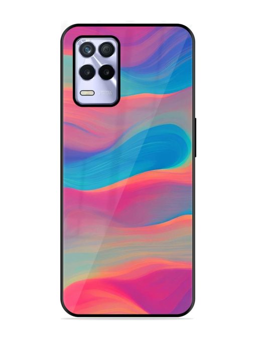 Wavy Wonder Glossy Soft Edge Case for Realme 8S (5G) Chachhi