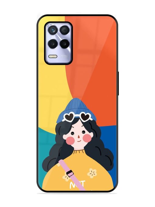 Colorful Vibes Glossy Soft Edge Case for Realme 8S (5G) Chachhi