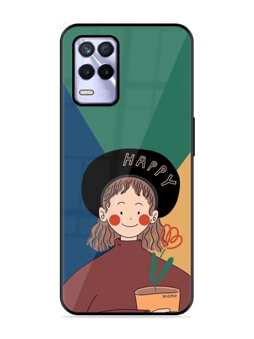 Happy Momo Glossy Soft Edge Case for Realme 8S (5G) Chachhi