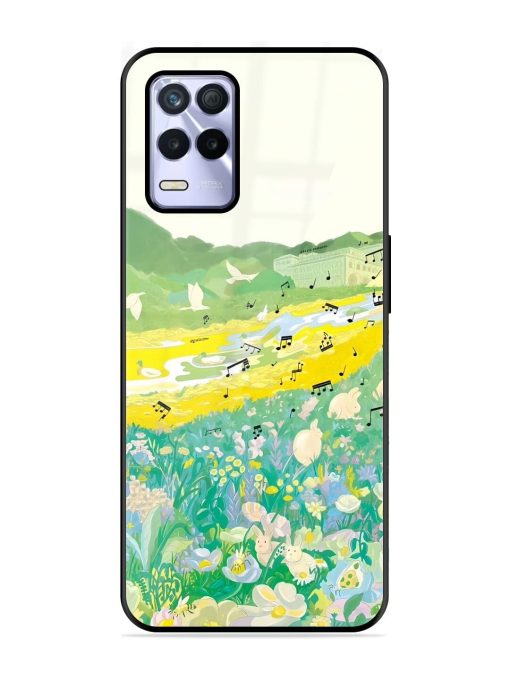 Melody In Bloom Glossy Soft Edge Case for Realme 8S (5G) Chachhi