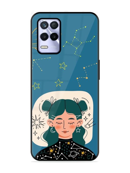 Cosmic Daydreamer Glossy Soft Edge Case for Realme 8S (5G) Chachhi