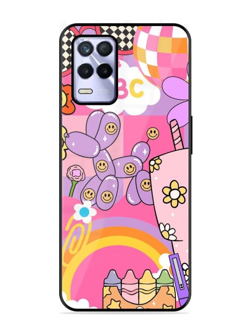 Whimsical Y2K Chaos Glossy Soft Edge Case for Realme 8S (5G) Chachhi