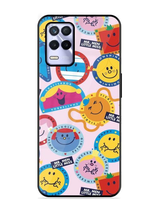 Whimsical Mr. Men & Little Miss Glossy Soft Edge Case for Realme 8S (5G)