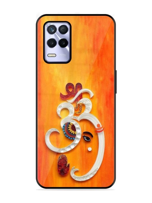 Ganesha In Quilling Art Glossy Soft Edge Case for Realme 8S (5G) Chachhi