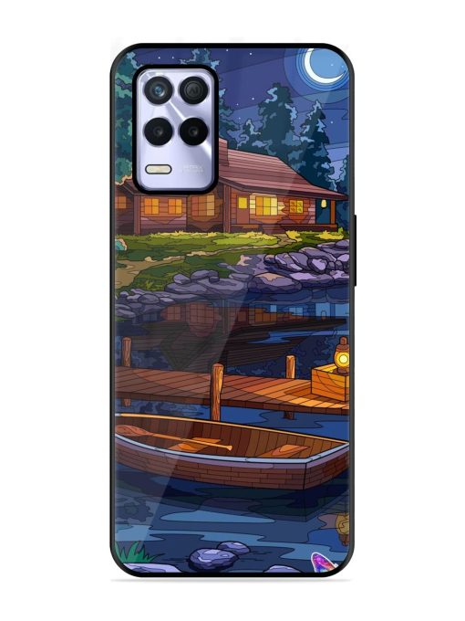 Moonlit Serenity Glossy Soft Edge Case for Realme 8S (5G) Chachhi