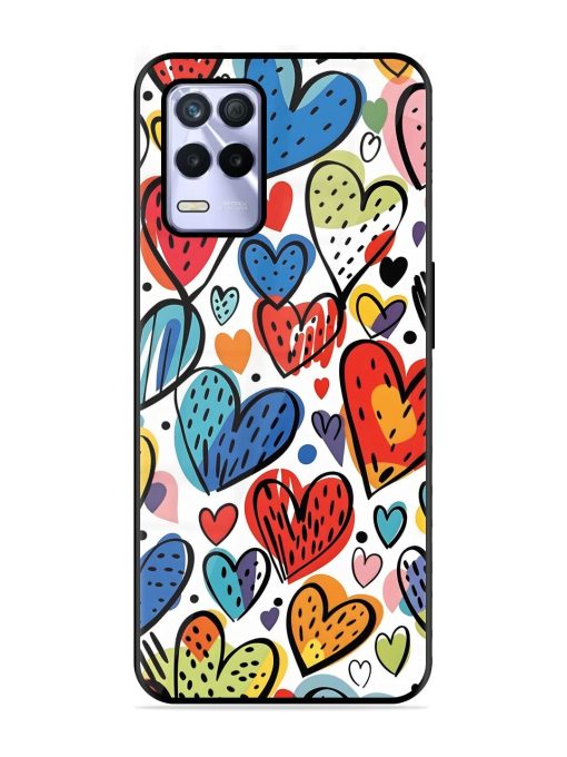 Heartfelt Harmony Glossy Soft Edge Case for Realme 8S (5G) Chachhi