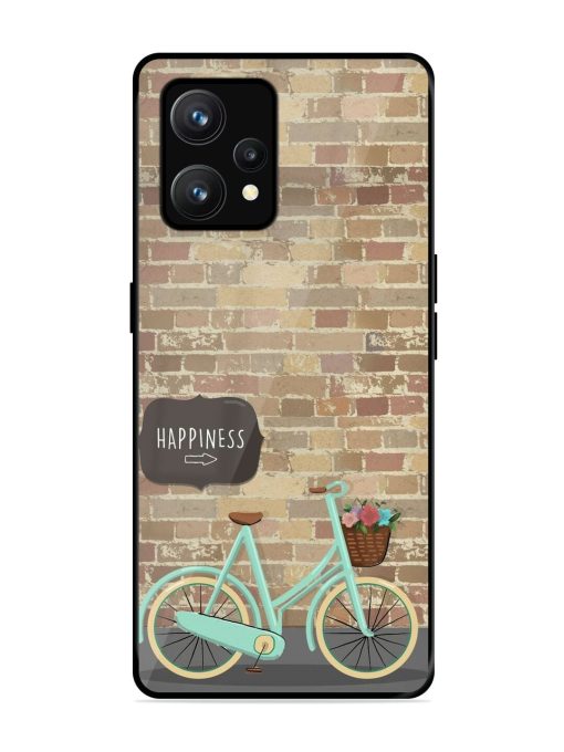 Pedaling Towards Happiness Glossy Soft Edge Case for Realme 9 (4G) Chachhi