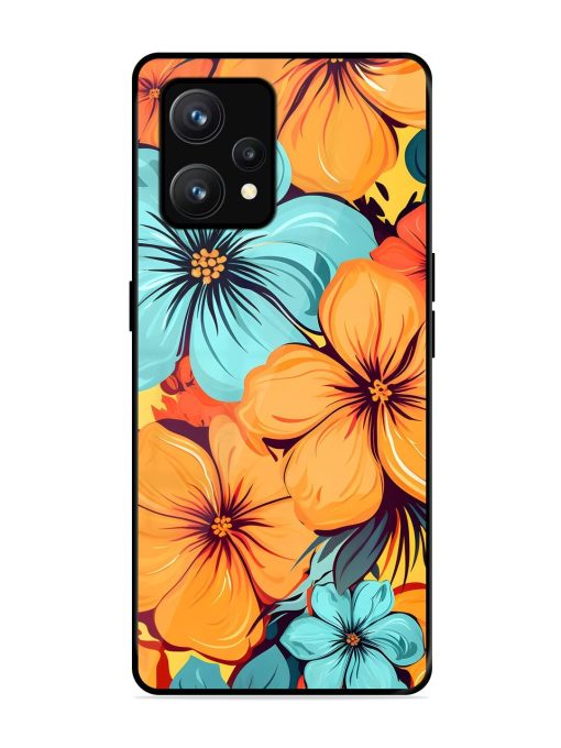 Tropical Bloom Glossy Soft Edge Case for Realme 9 (4G) Chachhi