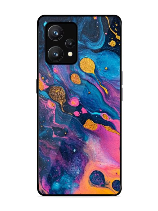 Cosmic Swirl Glossy Soft Edge Case for Realme 9 (4G) Chachhi