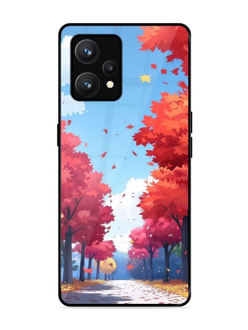 Autumn'S Embrace Glossy Soft Edge Case for Realme 9 (4G) Chachhi