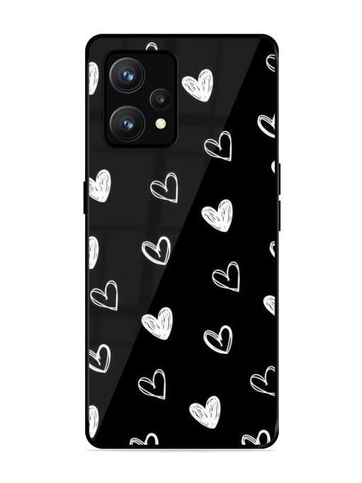 Scattered Hearts Glossy Soft Edge Case for Realme 9 (4G) Chachhi