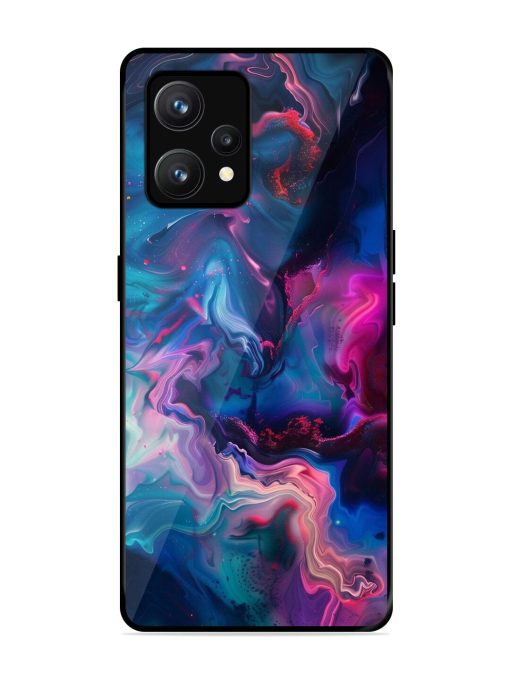 Cosmic Swirl Glossy Soft Edge Case for Realme 9 (4G) Chachhi