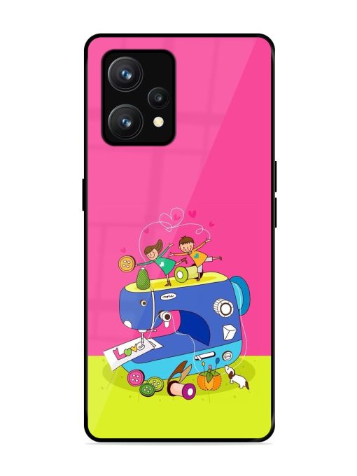 Sew Cute Glossy Soft Edge Case for Realme 9 (4G) Chachhi