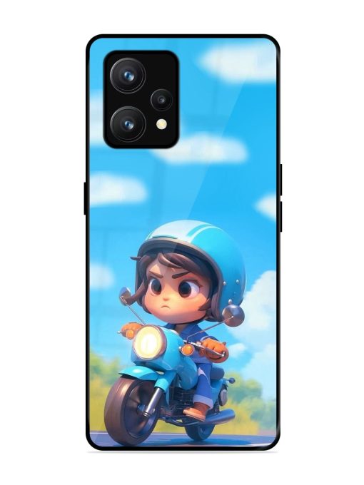 Little Rider Glossy Soft Edge Case for Realme 9 (4G) Chachhi