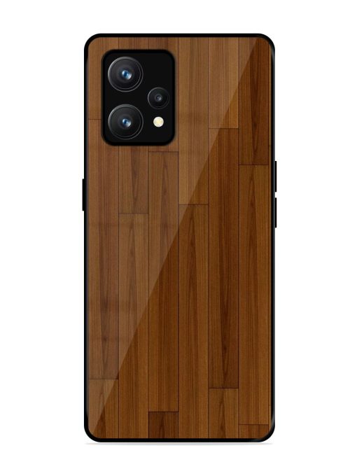 Warm Woodgrain Glossy Soft Edge Case for Realme 9 (4G)