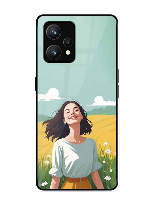 Girl Graffiti Glossy Soft Edge Case for Realme 9 (4G) Chachhi