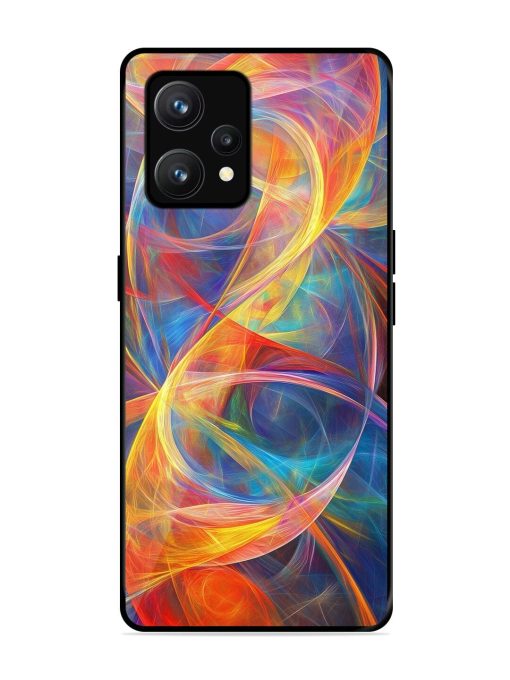 Cosmic Currents Glossy Soft Edge Case for Realme 9 (4G) Chachhi