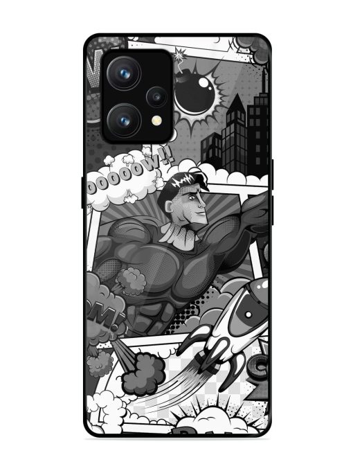 Comic Book Chaos Glossy Soft Edge Case for Realme 9 (4G) Chachhi