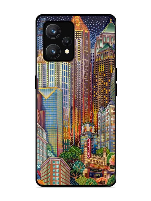 Neon Nightscape Glossy Soft Edge Case for Realme 9 (4G) Chachhi