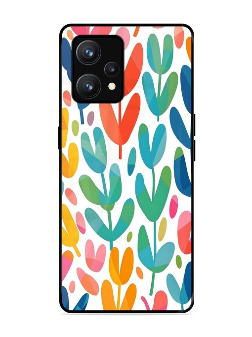 Rainbow Of Blooms Glossy Soft Edge Case for Realme 9 (4G) Chachhi