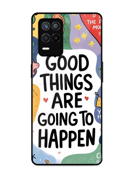 Uplifting Scribbles Glossy Soft Edge Case for Realme 9 (5G) Chachhi